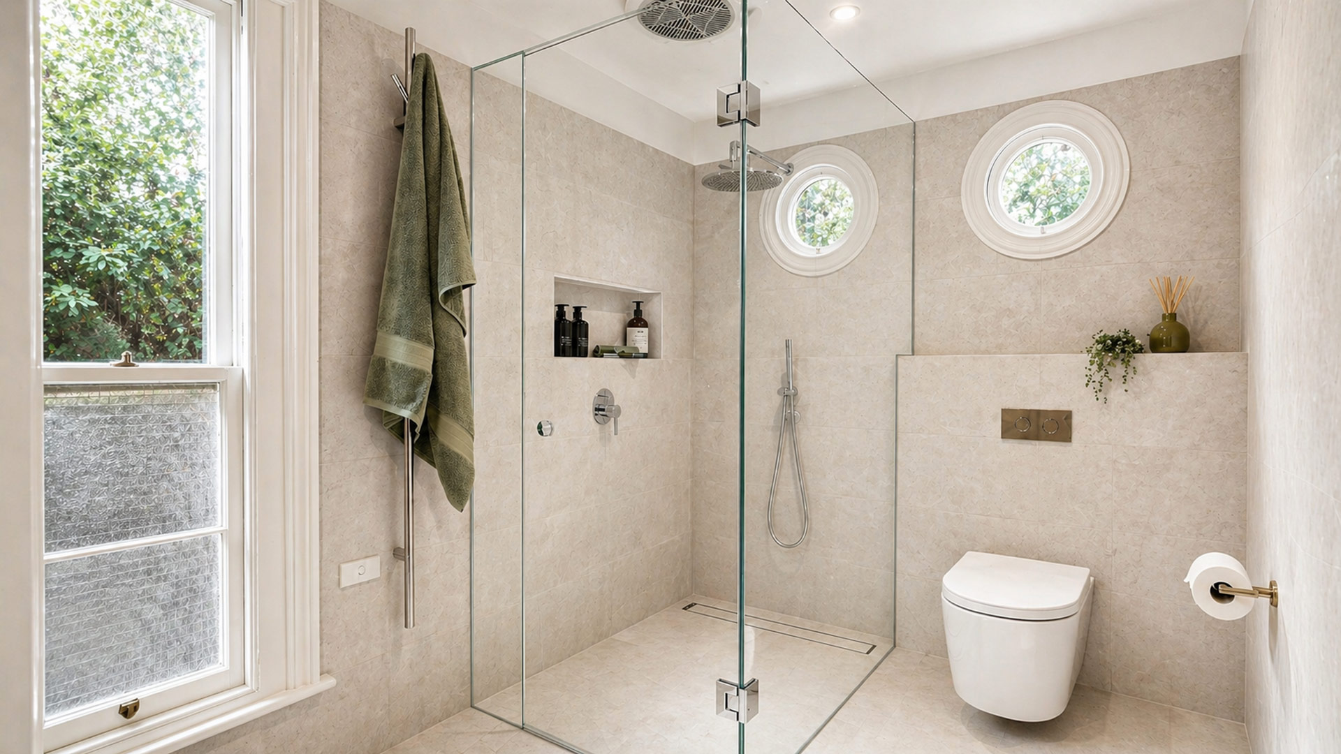 Luxurious bathroom renovation